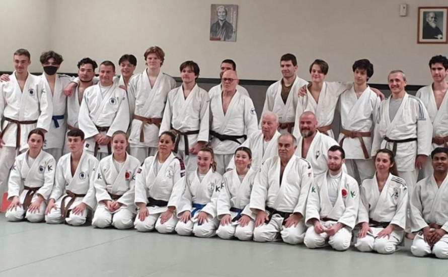 Les judokas de l'USAM travaillent les kata